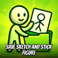 Save Sketch And Stick Figure - Quick Draw game